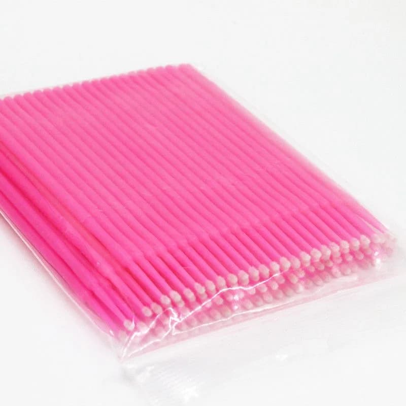 Kit 50 Microbrush Descartavel para sobrancelha