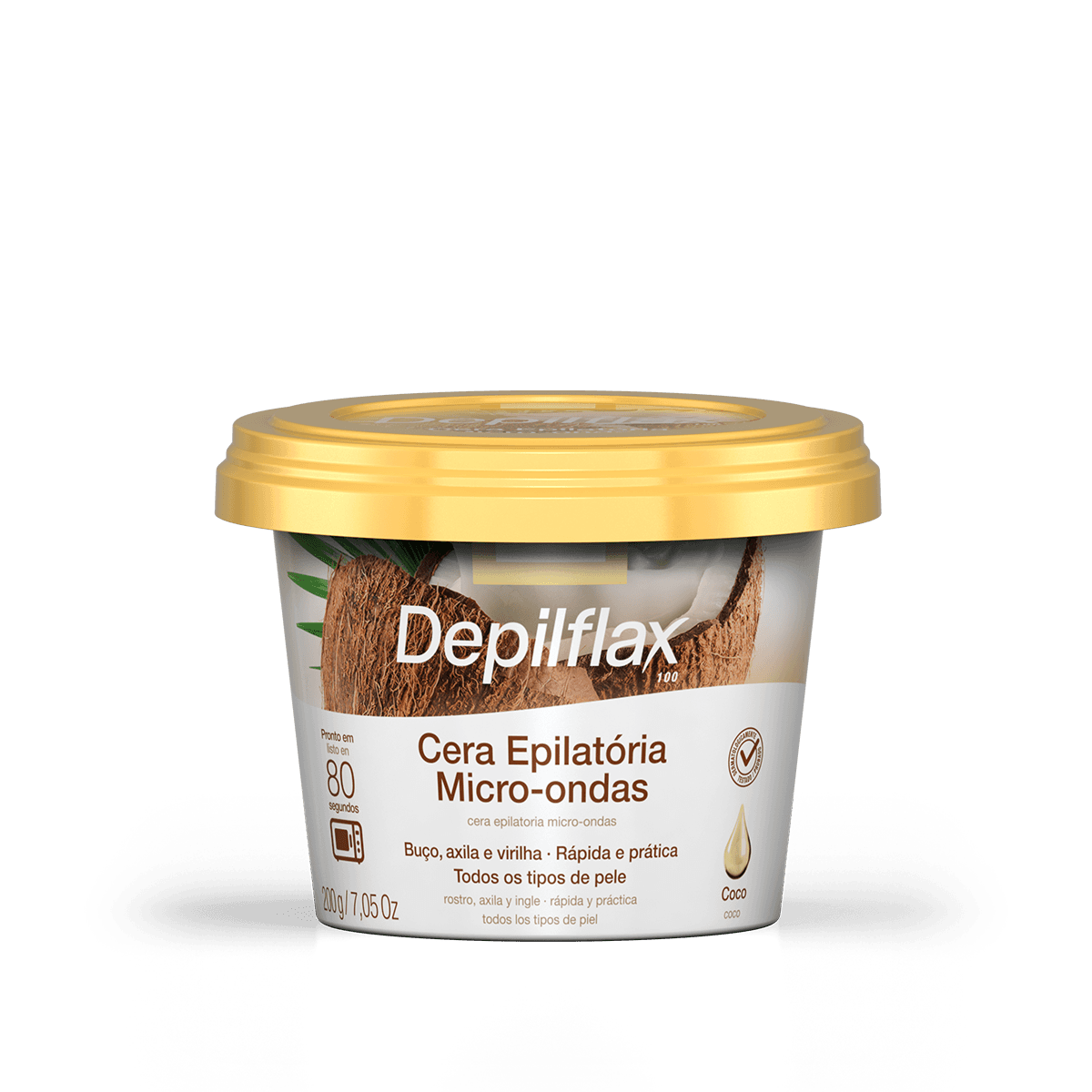 CERA MICROONDAS DEPILFLAX COCO 200G