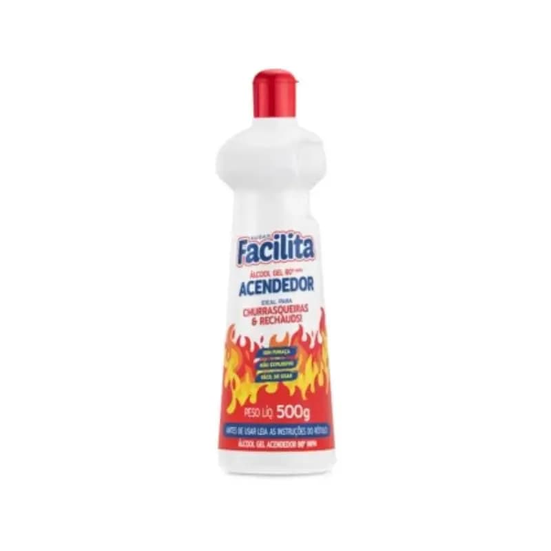 FACILITA ALCOOL GEL 80º ACENDEDOR 12X500GR - UN 1170, SOLUCAO DE ETANOL (SOLUCAO DE ALCOOL ETILICO),33,II