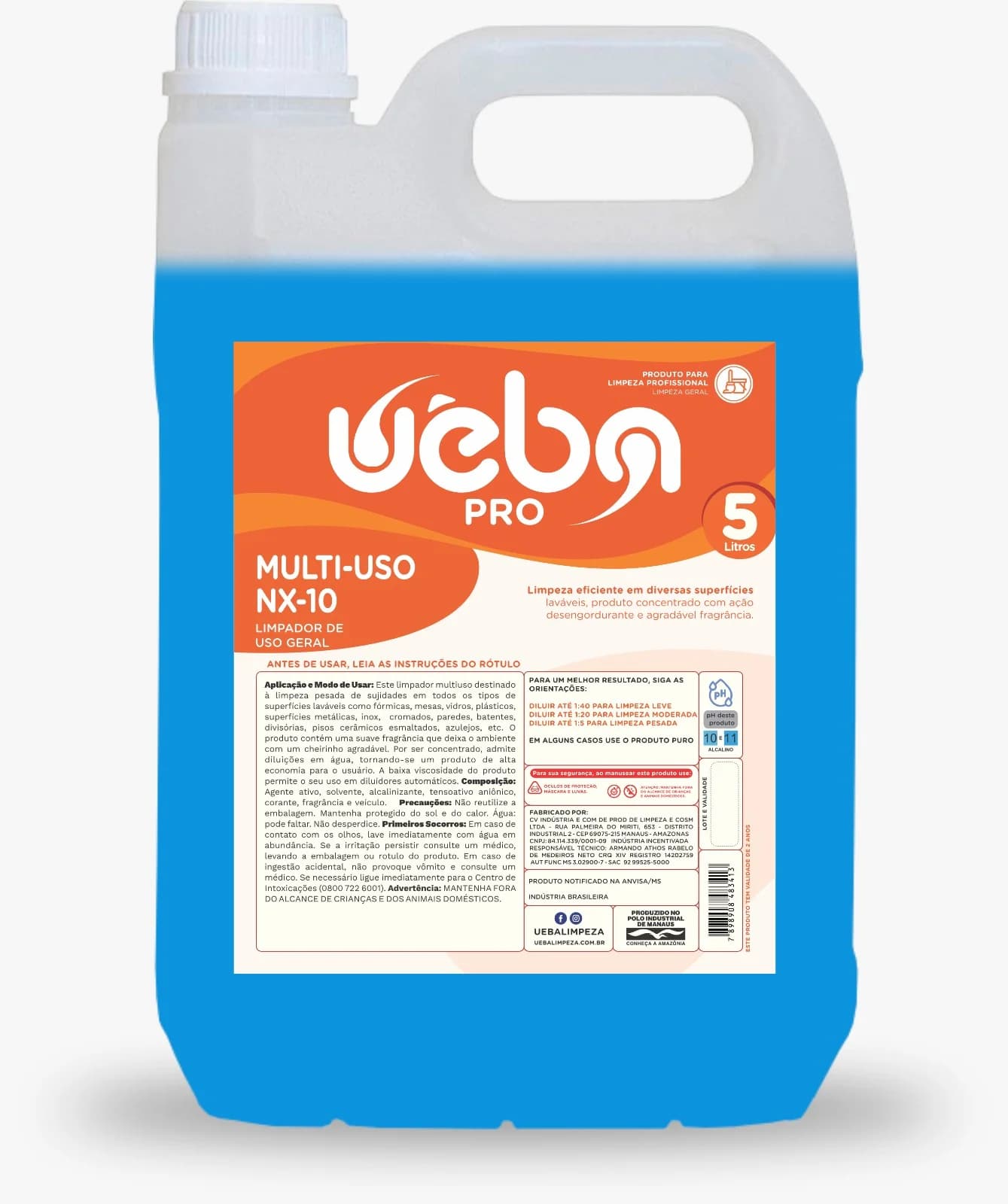 Limpador Multiuso NX10 5L