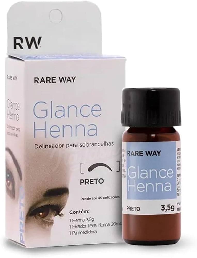 Kit Glance Henna Preto 35gr