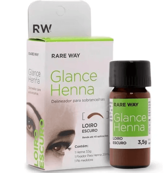 Kit Glance Henna Loiro Escuro 35gr