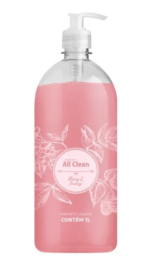 Sabonete Liquido Flores e Frutas com Pump 1L