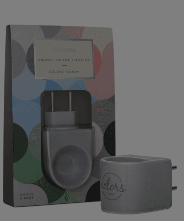 Aromatizador Via Aroma Candy Cinza