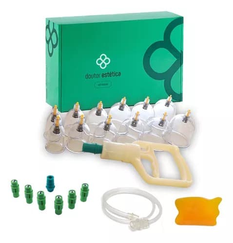 Ventosa Doutor Estética com 12 copos