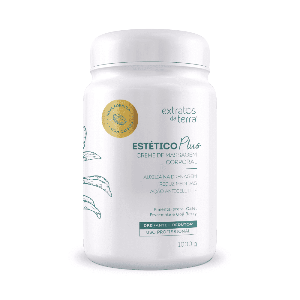 Estetico Plus Creme de Massagem Corporal - 1000 g