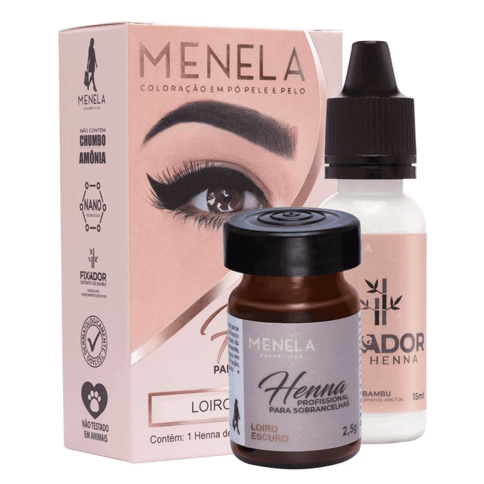 Henna Menela Loiro Escuro
