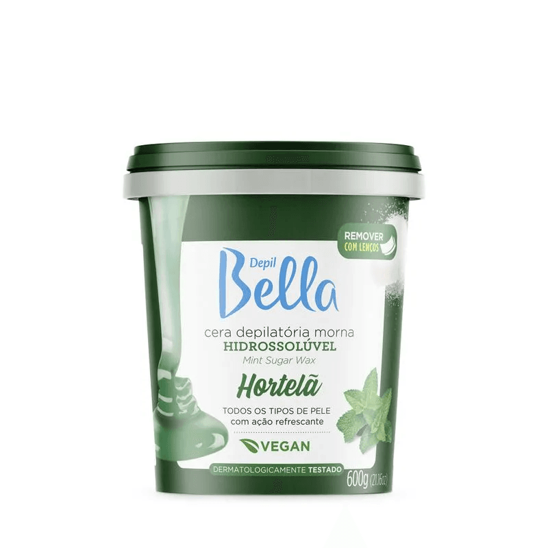 DBELLA Cera Hidrossolúvel Hortelã 600g