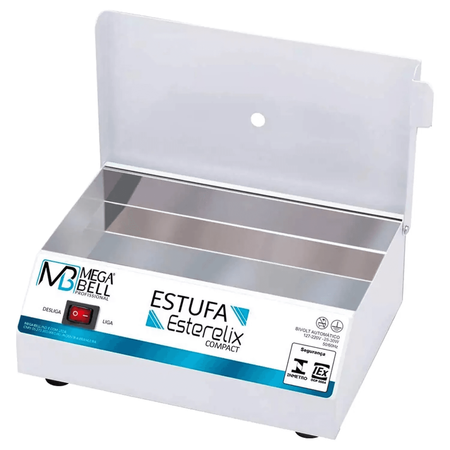 Estufa Compacta Bivolt Automatizada Branca
