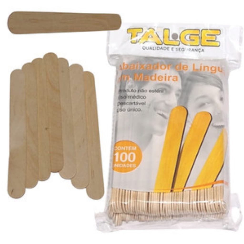 Abaixador de Lingua pct 100und