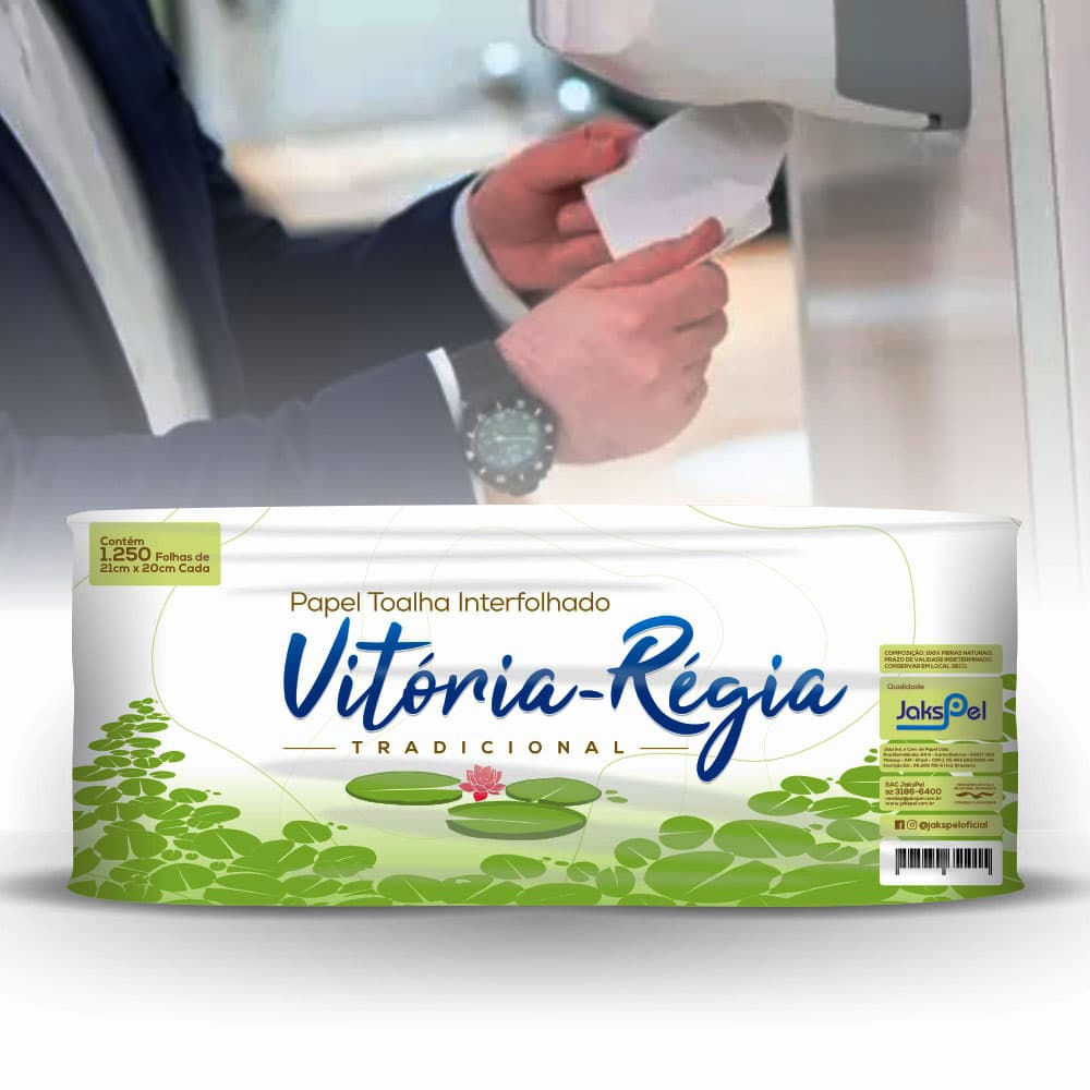 Papel Toalha Vitoria Regia 1250und