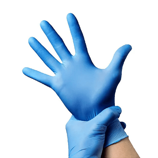 Luva Nitrilica Azul G - Talge
