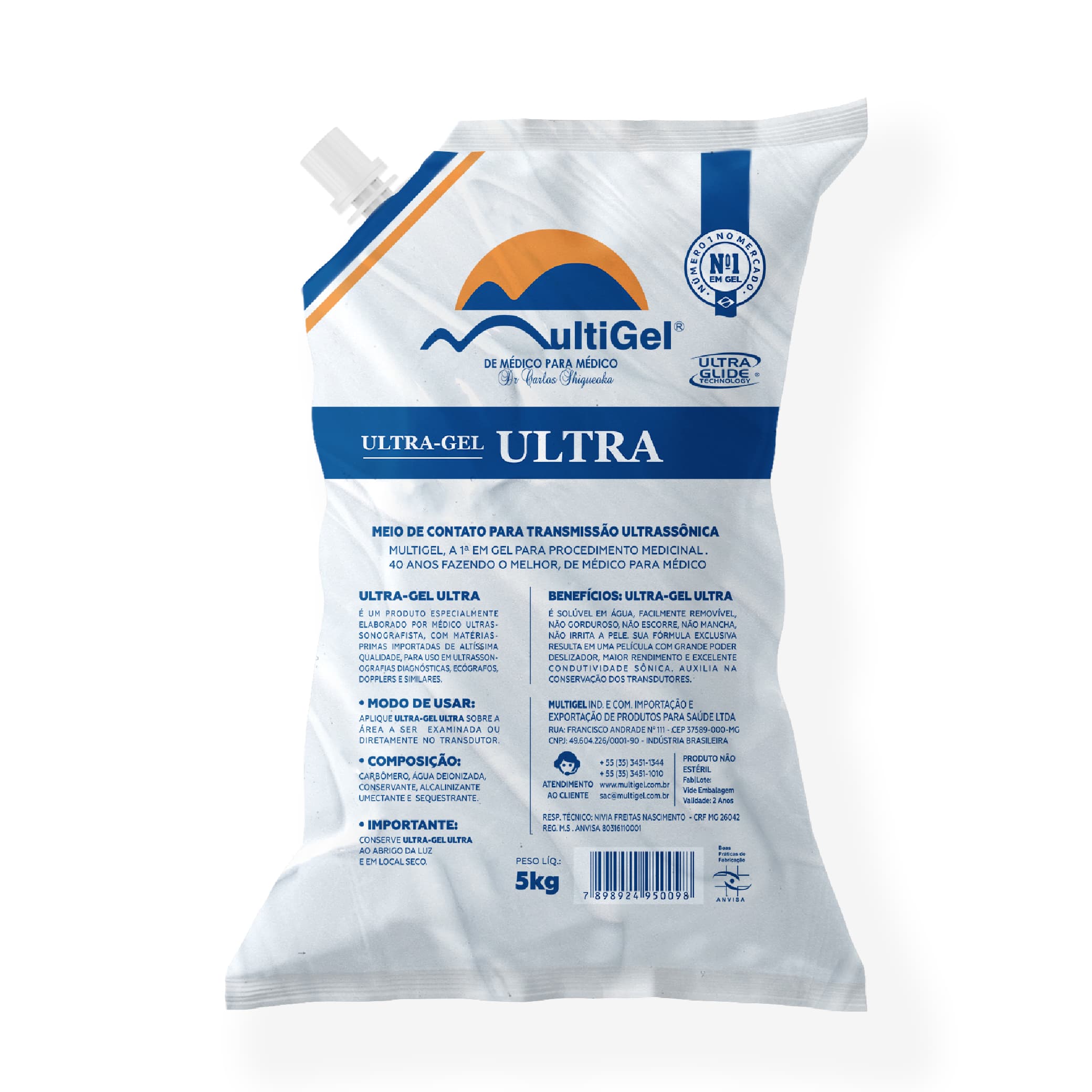 Gel Ultrasom 5kg Bag Multigel
