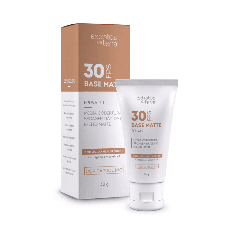 Base Matte FPS 30 Capuccino 30 g | Dermocosmético Vegano