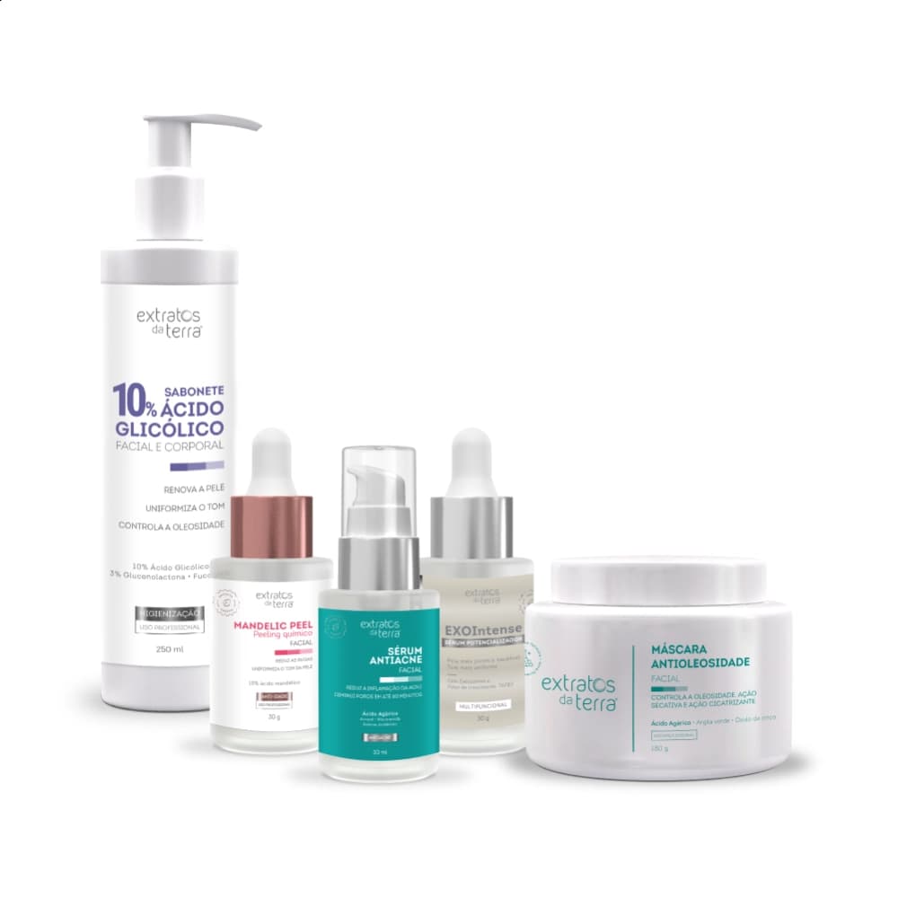 Kit Antiacne Profissional | Dermocosmético Vegano