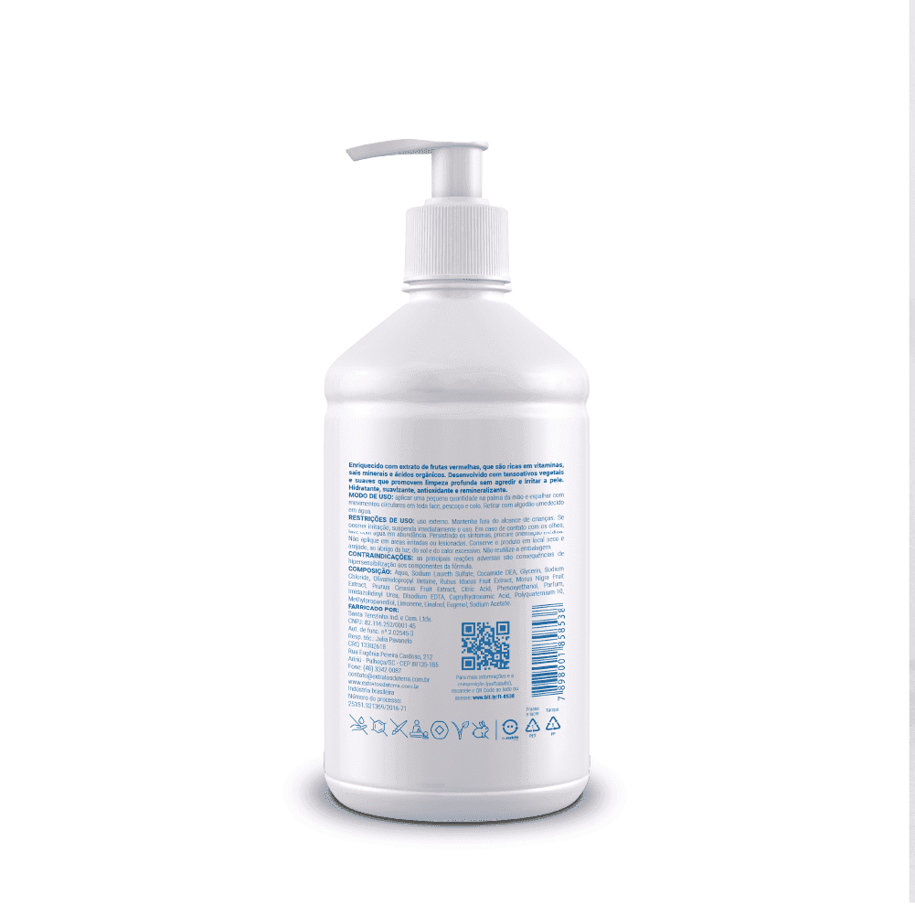 MINI Aquaface Sabonete Liquido Limpeza Profunda Todos Os Tipos De Pele 120 ml | Dermocosmético Vegano