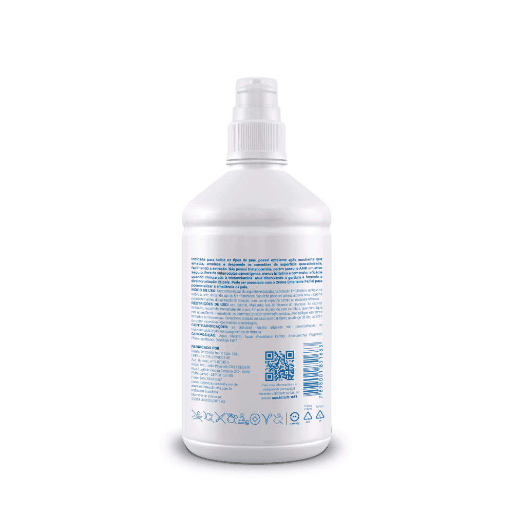 MINI  Aquaface Solução Emoliente 120 ml | Dermocosmético Vegano