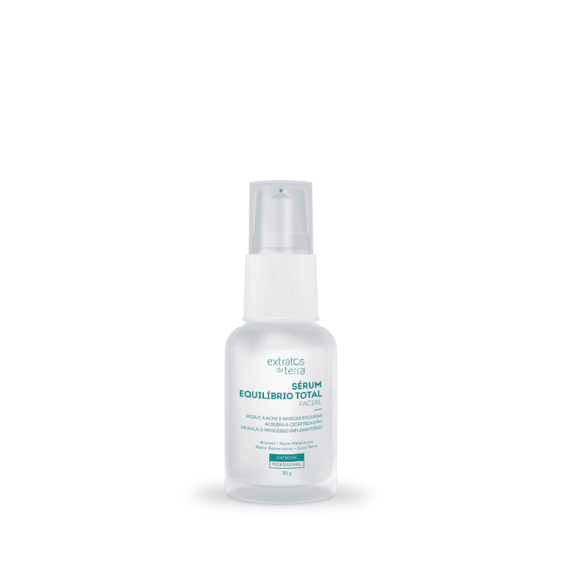 Sérum Equilíbrio Total 30 g | Dermocosmético Vegano