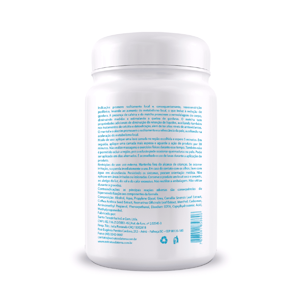 Criolipolítico Gel Redutor 900 g | Dermocosmético Vegano