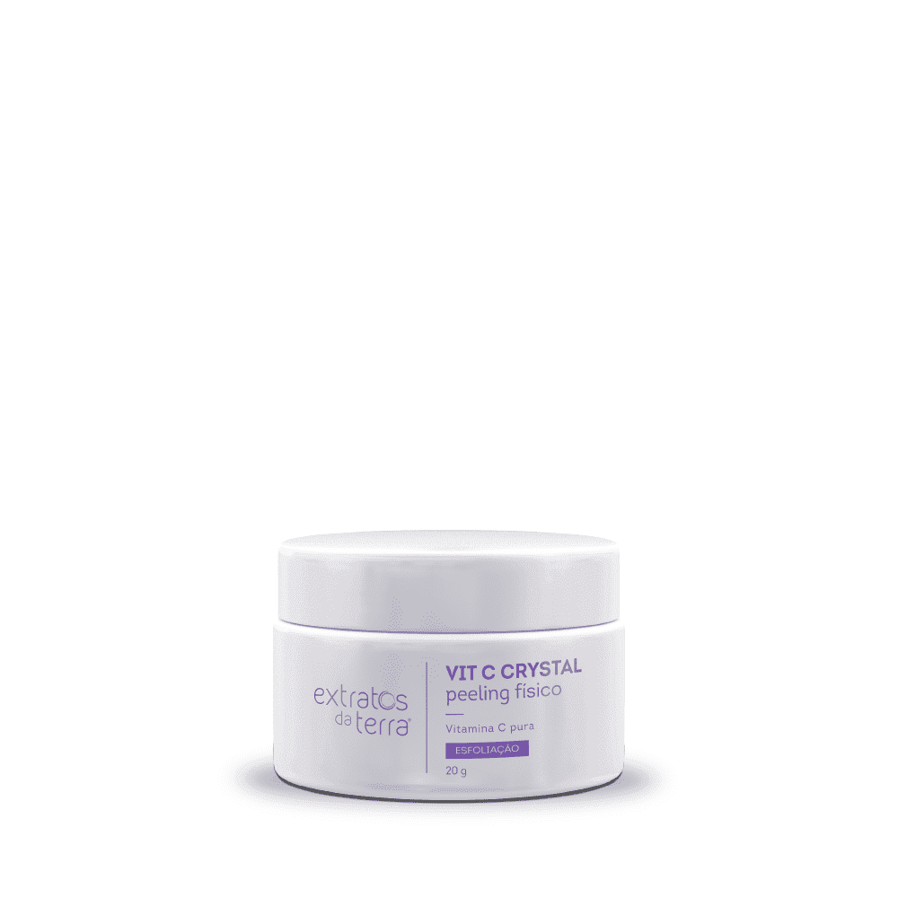 Vit C Crystal Peeling Físico 20 g | Dermocosmético Vegano