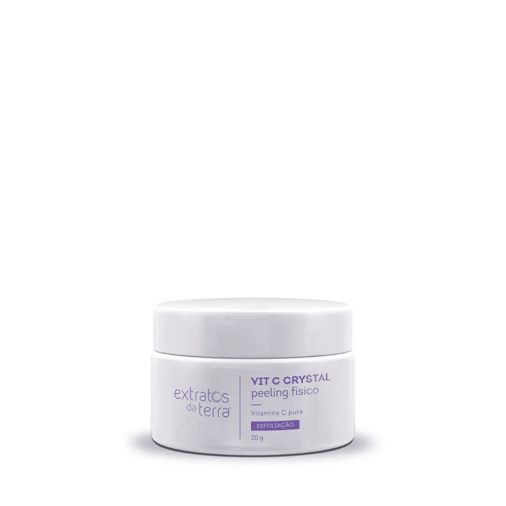 Vit C Crystal Peeling Físico 20 g | Dermocosmético Vegano