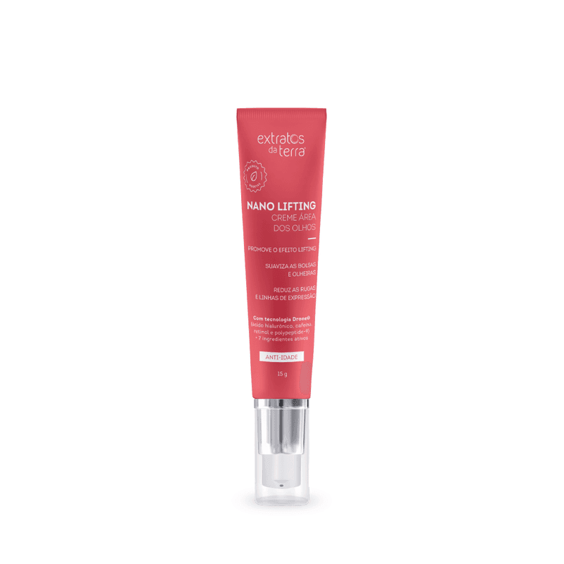 Nano Lifting Creme Para Área Dos Olhos 15 g | Dermocosmético Vegano