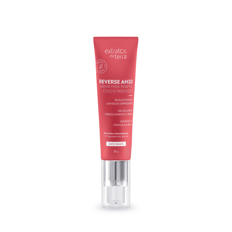 Reverse Ah10 Creme Anti-Idade Para Rosto, Colo E Pescoço 30 g | Dermocosmético Vegano