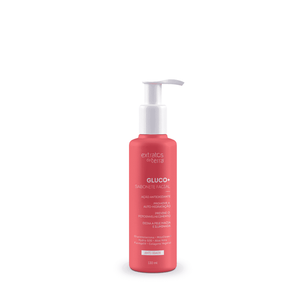 Gluco+ Sabonete Facial 130 ml | Dermocosmético Vegano