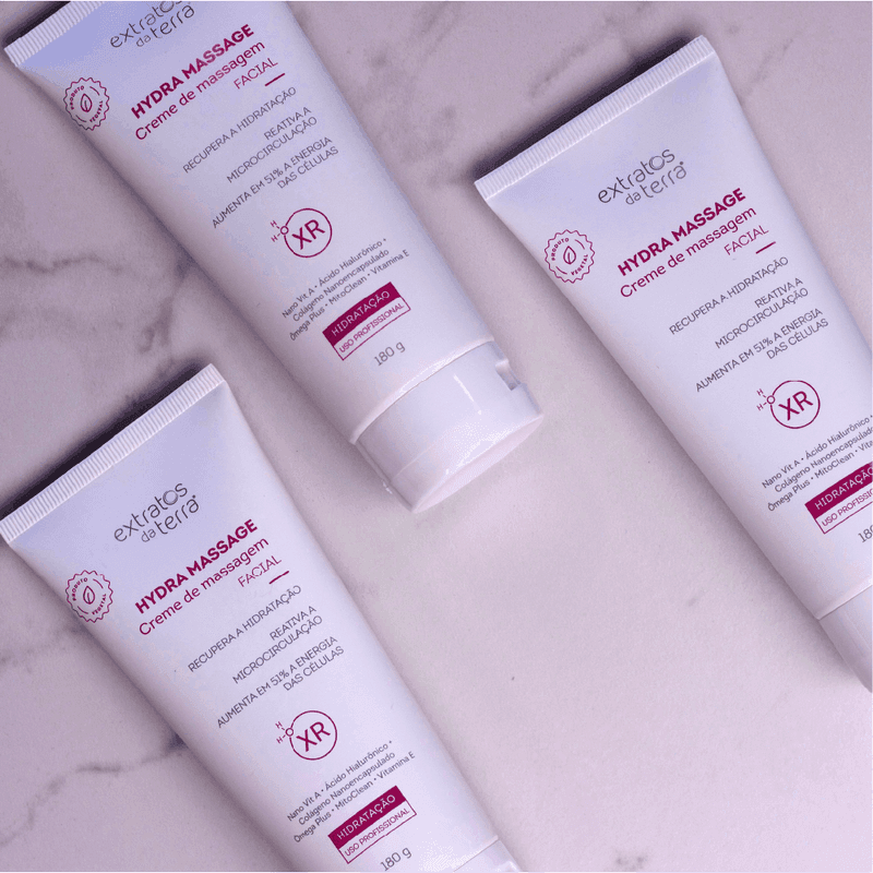 Hydra Massage Xr - Creme De Massagem - 180 g | Dermocosmético Vegano