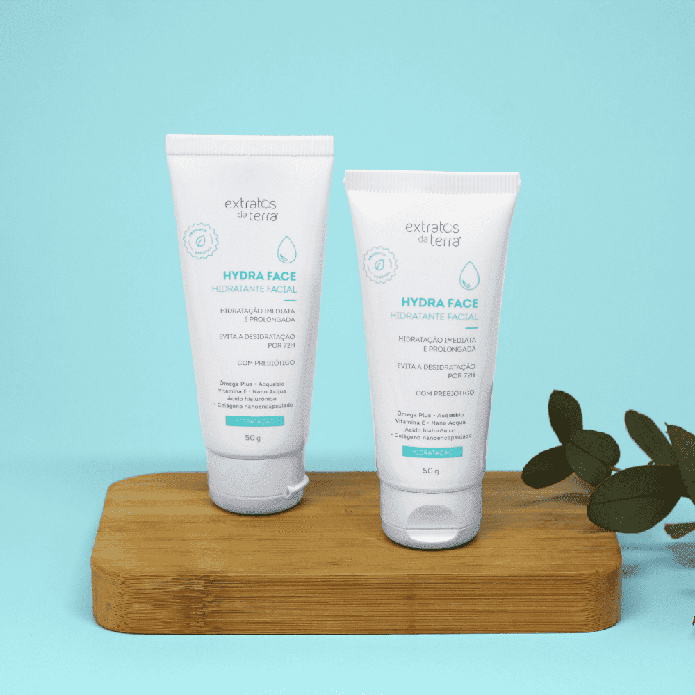 Hydra Face - Hidratante Facial 50 g | Dermocosmético Vegano