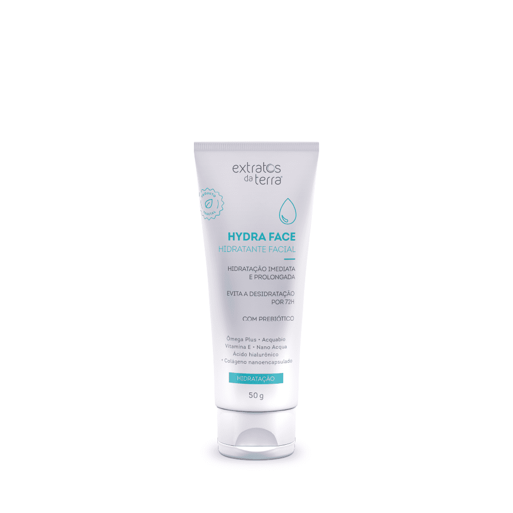 Hydra Face - Hidratante Facial 50 g | Dermocosmético Vegano