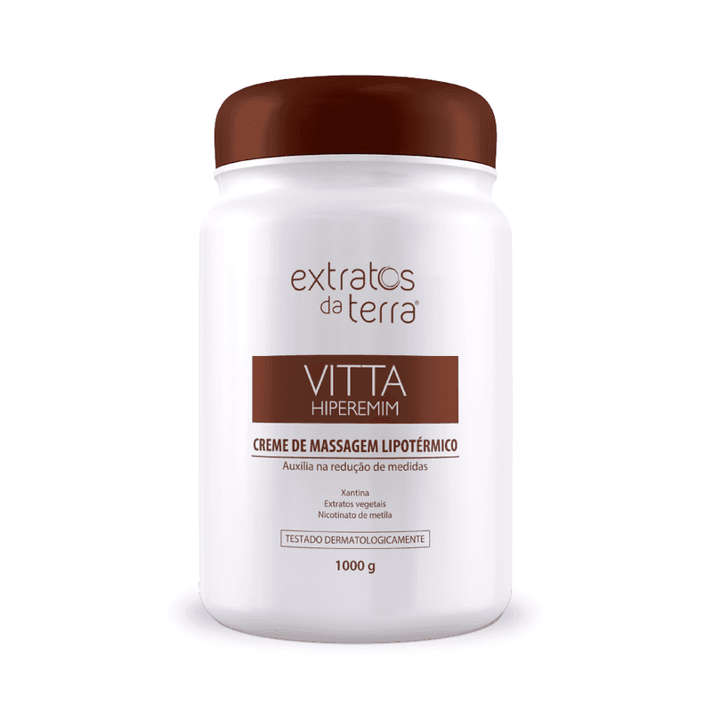 Hiperemim Creme De Massagem Lipotérmico 1000 g | Dermocosmético Vegano