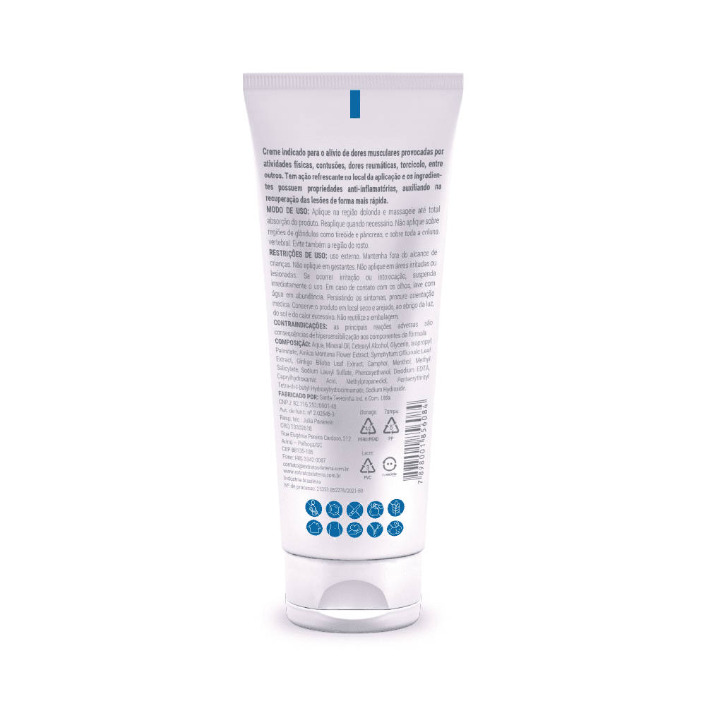 Creme Atlético Corporal 180 g | Dermocosmético Vegano