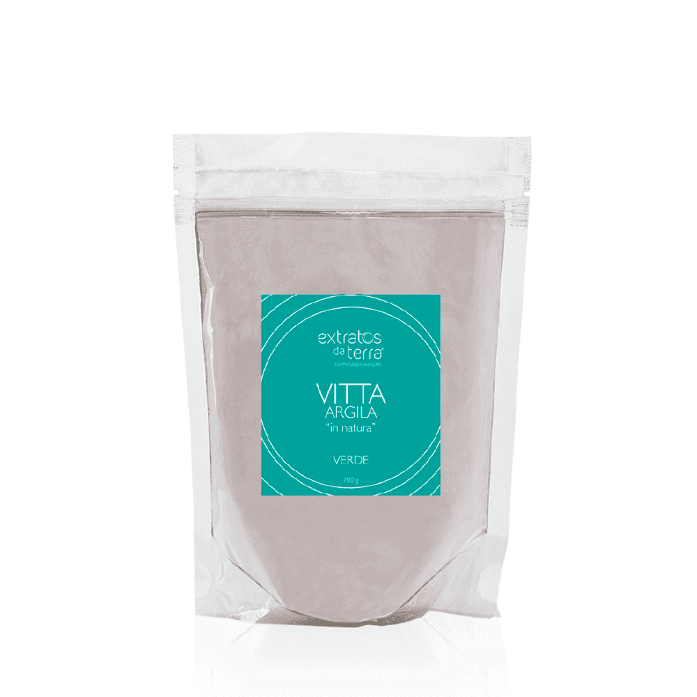 Vitta Argila Verde In Natura 700 g | Dermocosmético Vegano