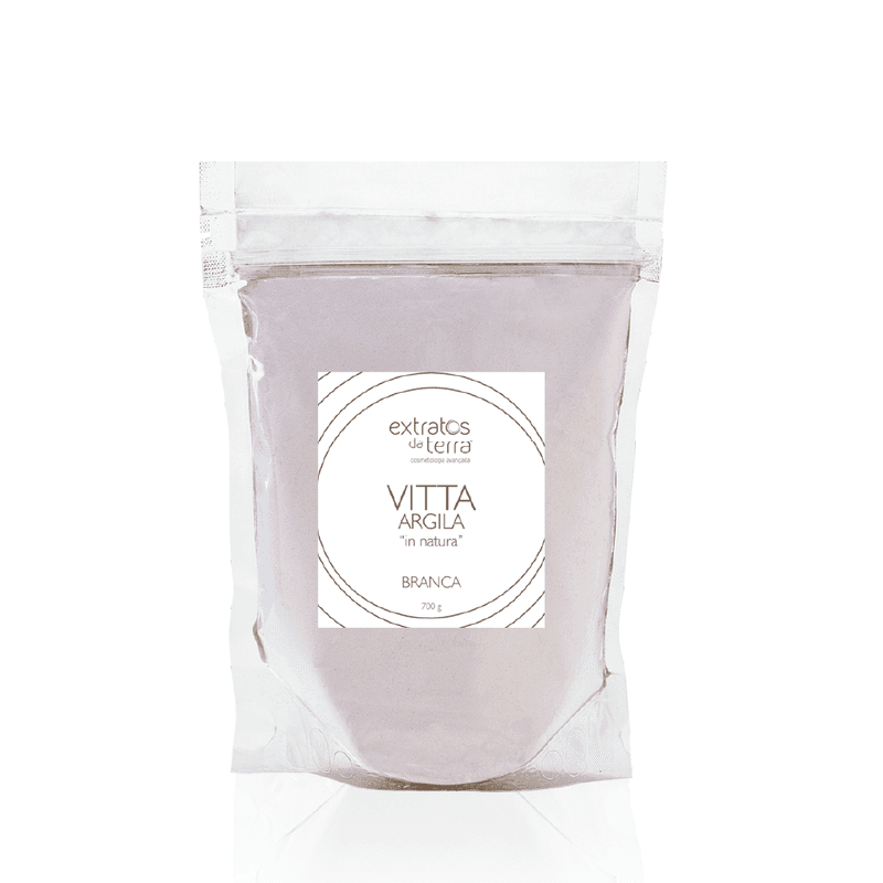 Vitta Argila Branca In Natura 700 g | Dermocosmético Vegano