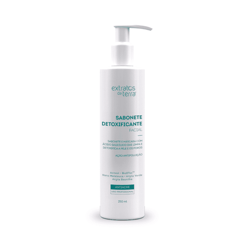Sabonete Detoxificante 250 ml | Dermocosmético Vegano