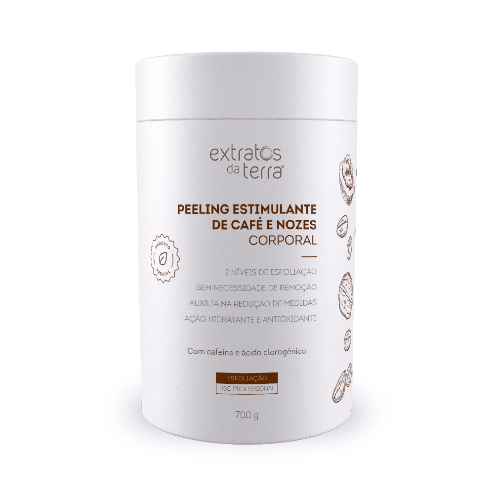 Peeling Estimulante De Café E Nozes 700 g | Dermocosmético Vegano
