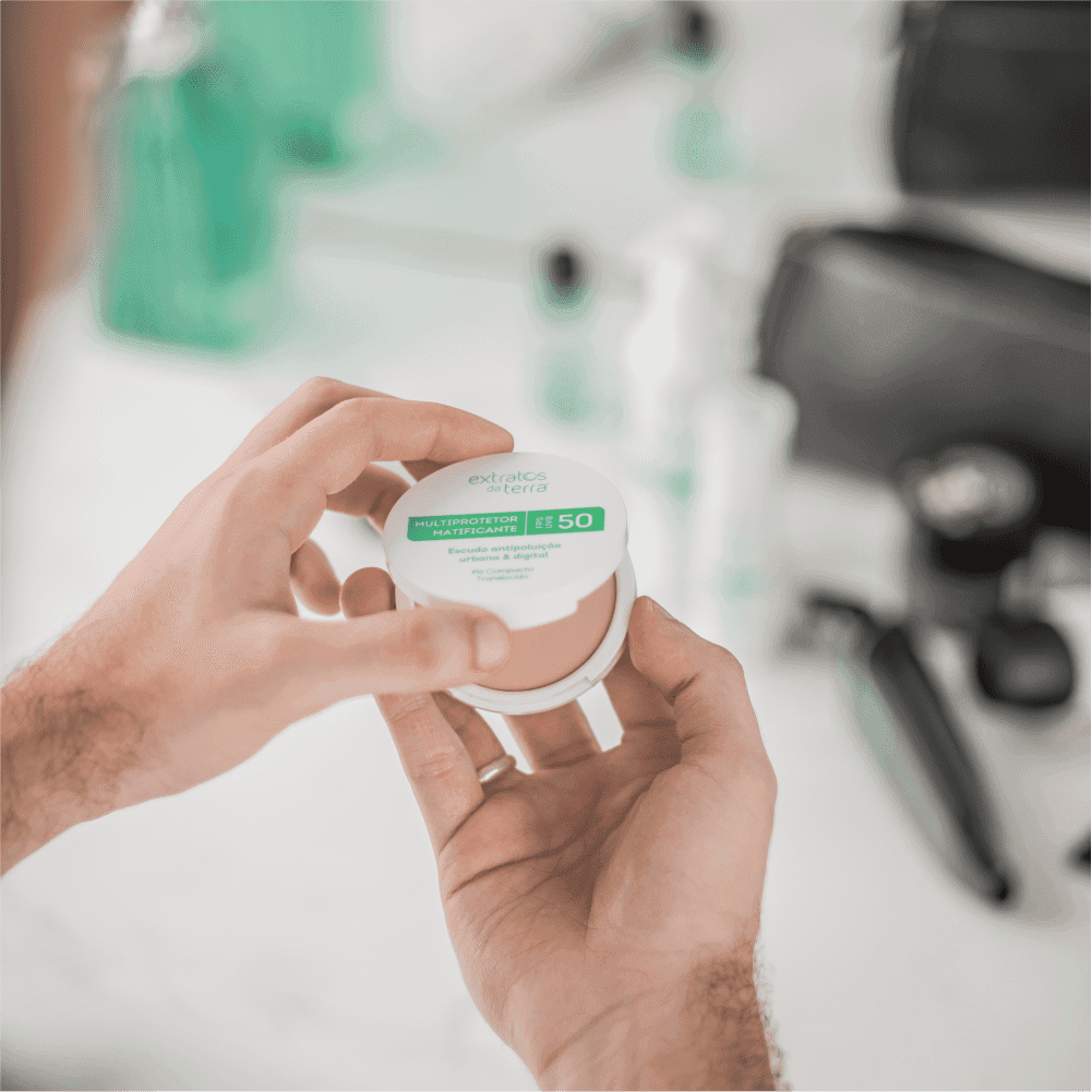 Multiprotetor Matificante Pó Compacto Fps 50 | Dermocosmético Vegano