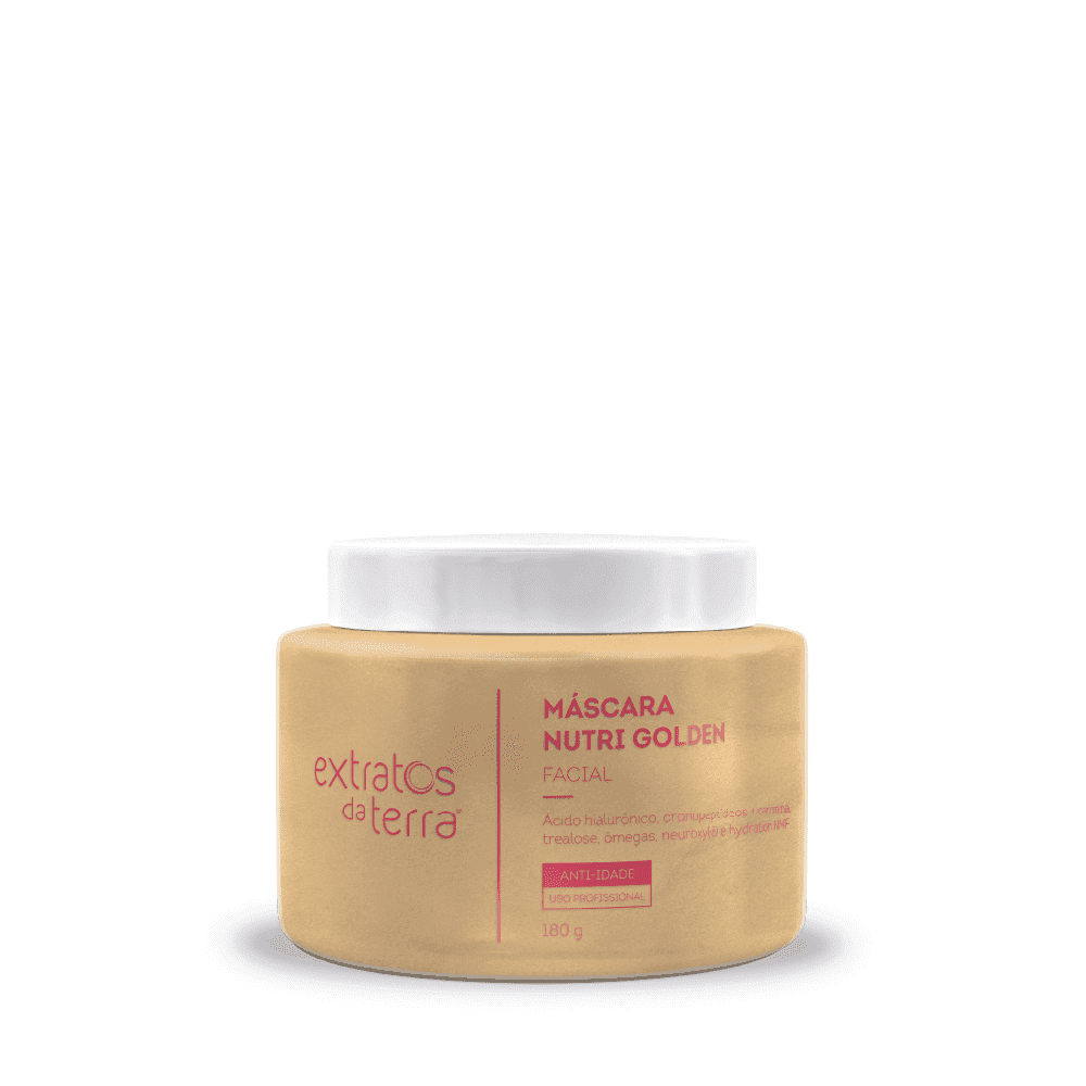 Máscara Nutri Golden Facial 180 g | Dermocosmético Vegano