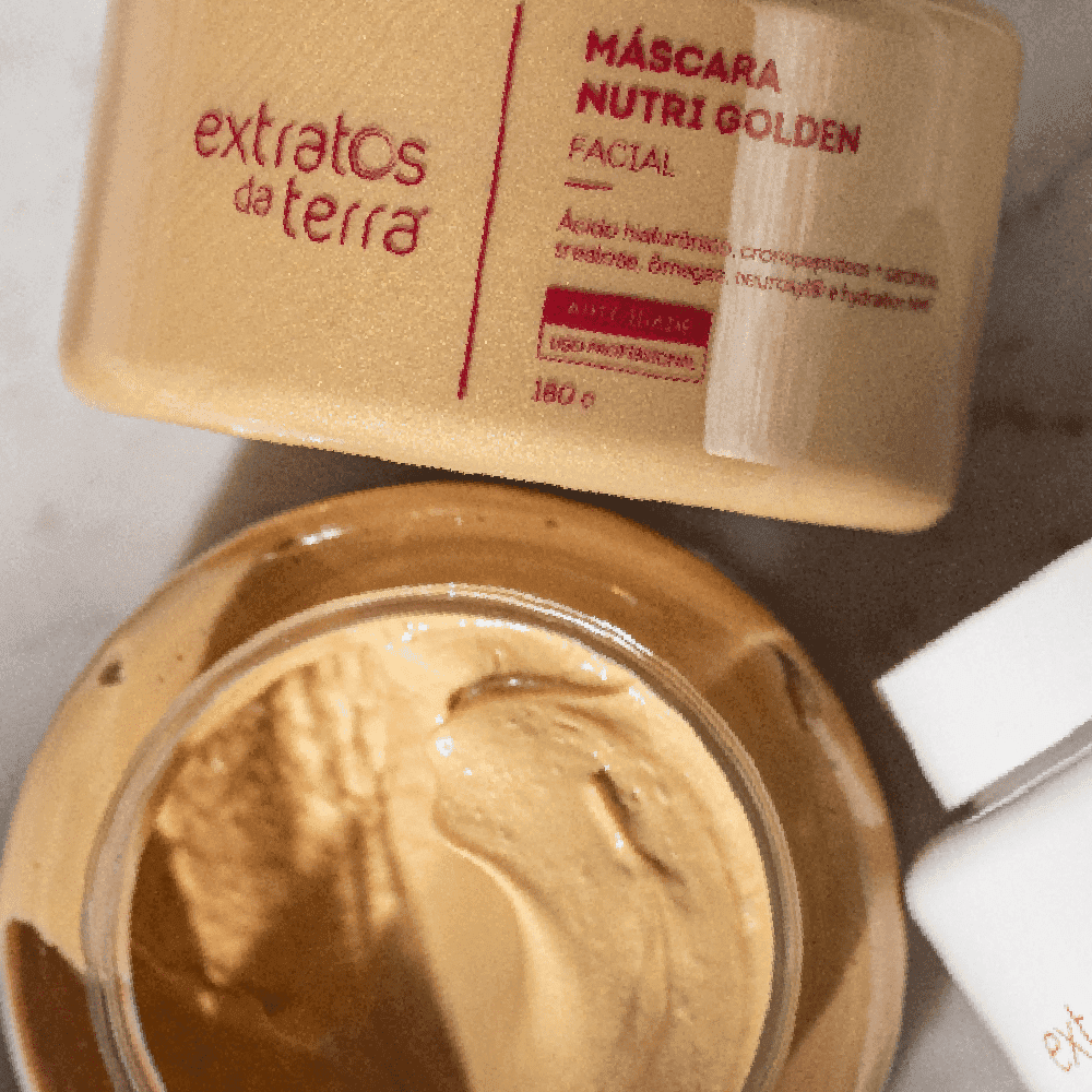 Máscara Nutri Golden Facial 180 g | Dermocosmético Vegano