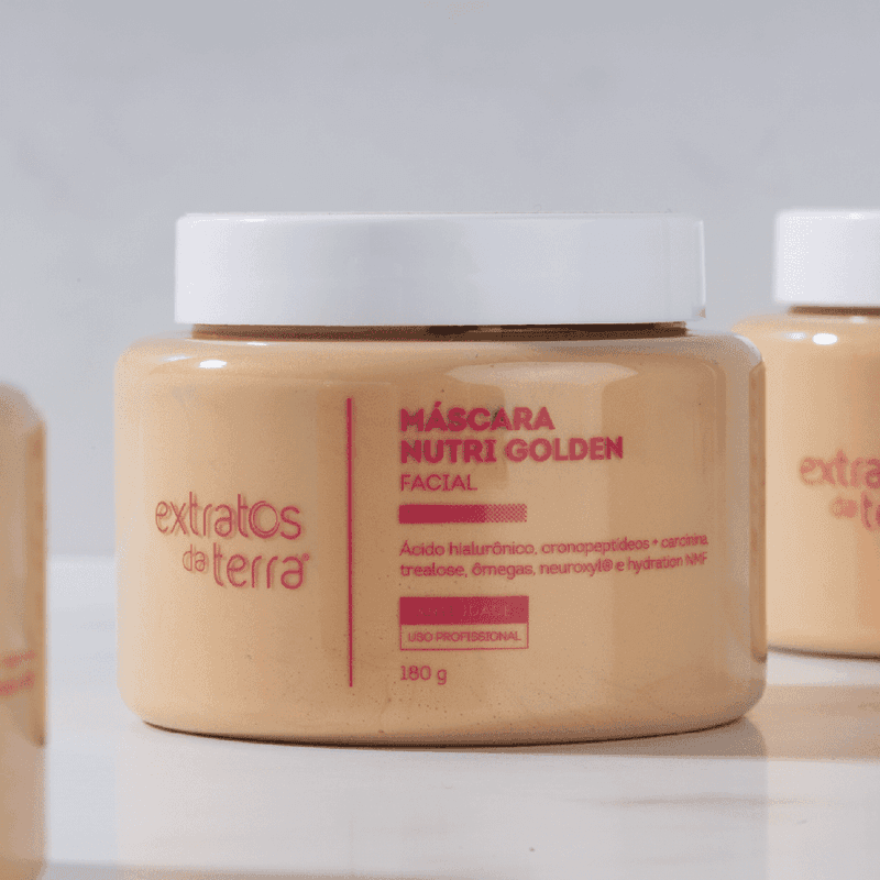 Máscara Nutri Golden Facial 180 g | Dermocosmético Vegano