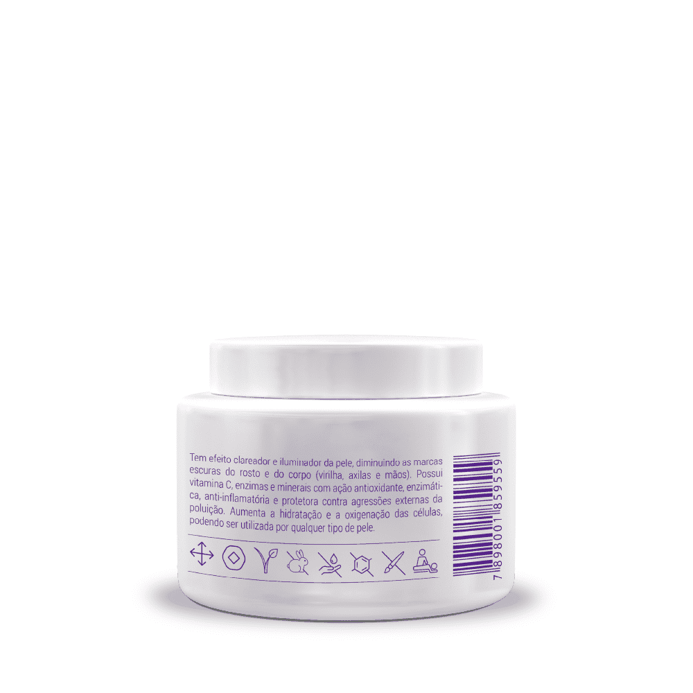 Máscara Bioiluminadora 180 g | Dermocosmético Vegano