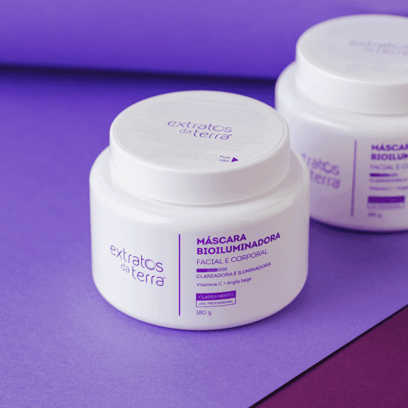 Máscara Bioiluminadora 180 g | Dermocosmético Vegano