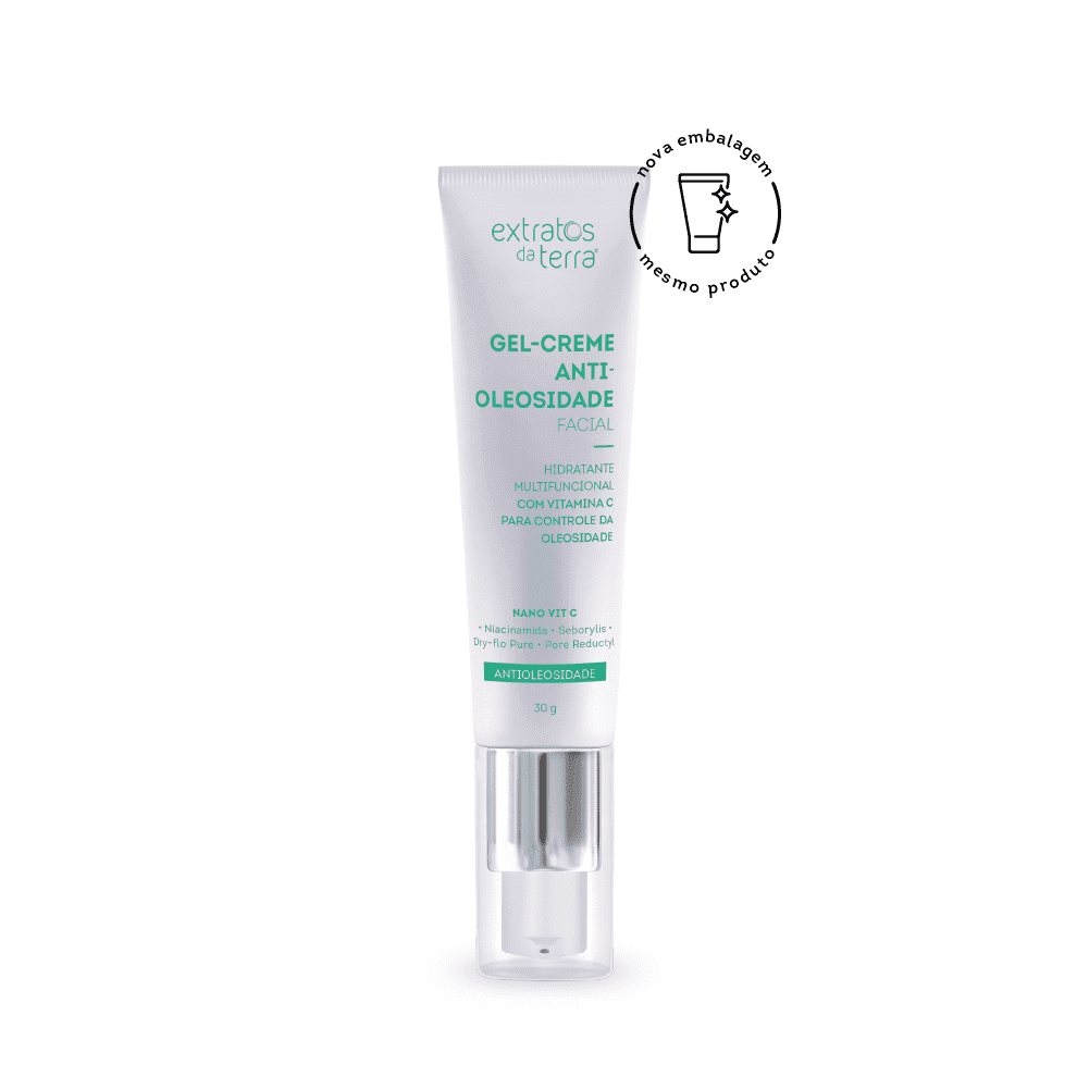 Gel-Creme Antioleosidade 30 g | Dermocosmético Vegano