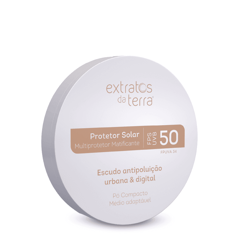 Pó Multiprotetor Fps 50 - Médio - 12 g | Dermocosmético Vegano