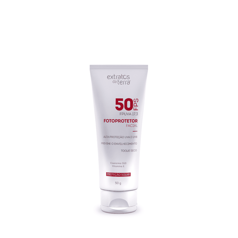 Fotoprotetor Facial Fps 50 - 50 g | Dermocosmético Vegano