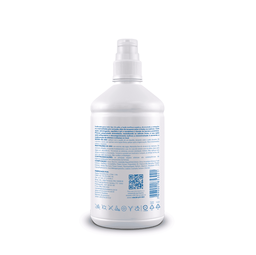 Aquaface Loção Tônica Descongestionante 500 ml | Dermocosmético Vegano