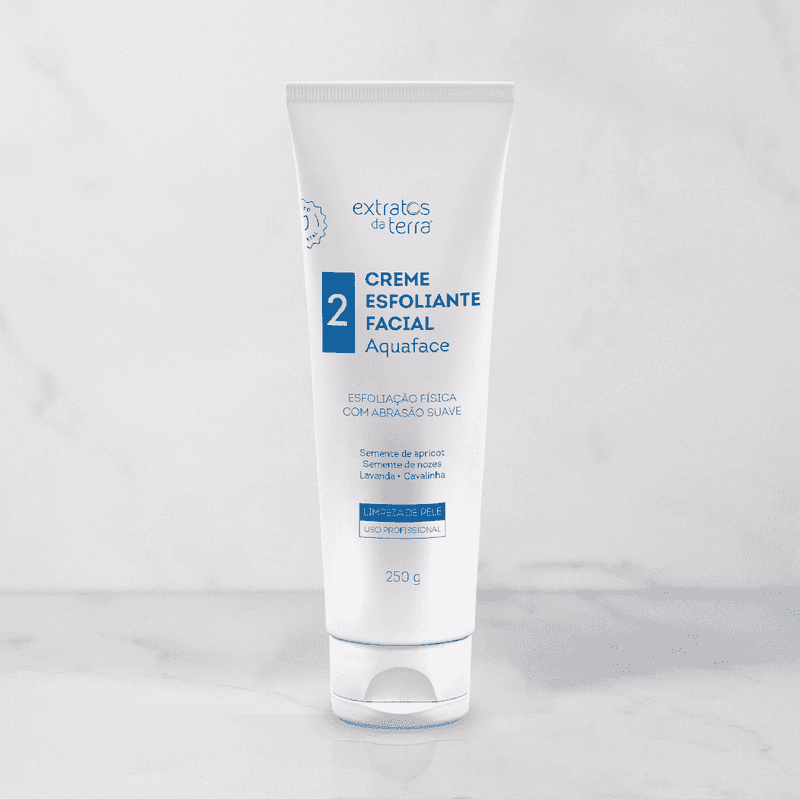 Aquaface Creme Esfoliante Facial 250 g | Dermocosmético Vegano