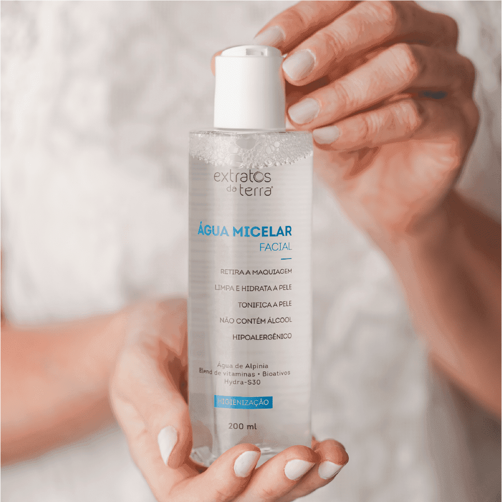 Água Micelar 200 ml | Dermocosmético Vegano