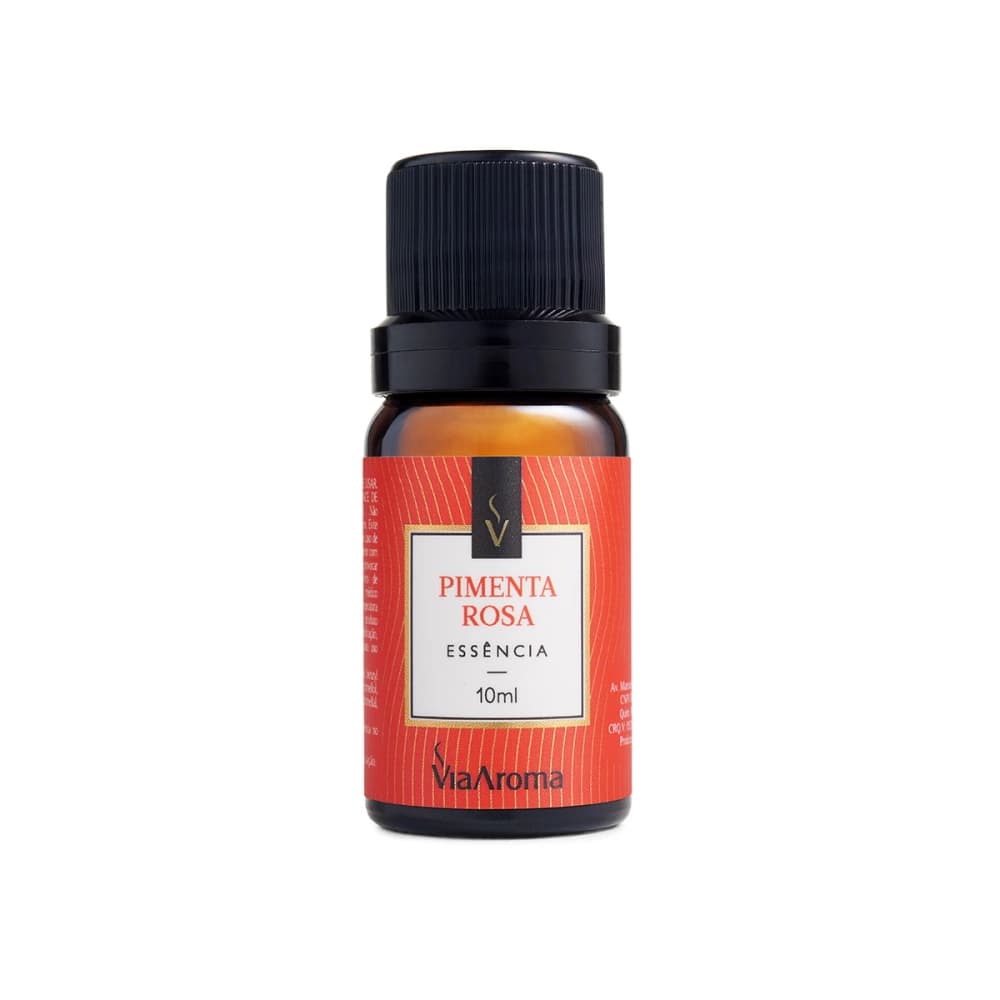 Essência Via Aroma Clássica Pimenta Rosa 10ml